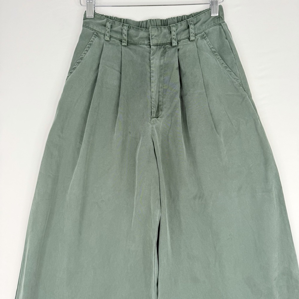 Young Fabulous & Broke Women's Wide Leg Waist Stretch 100% Lyocell Pants SZ-XS - Picture 2 of 13